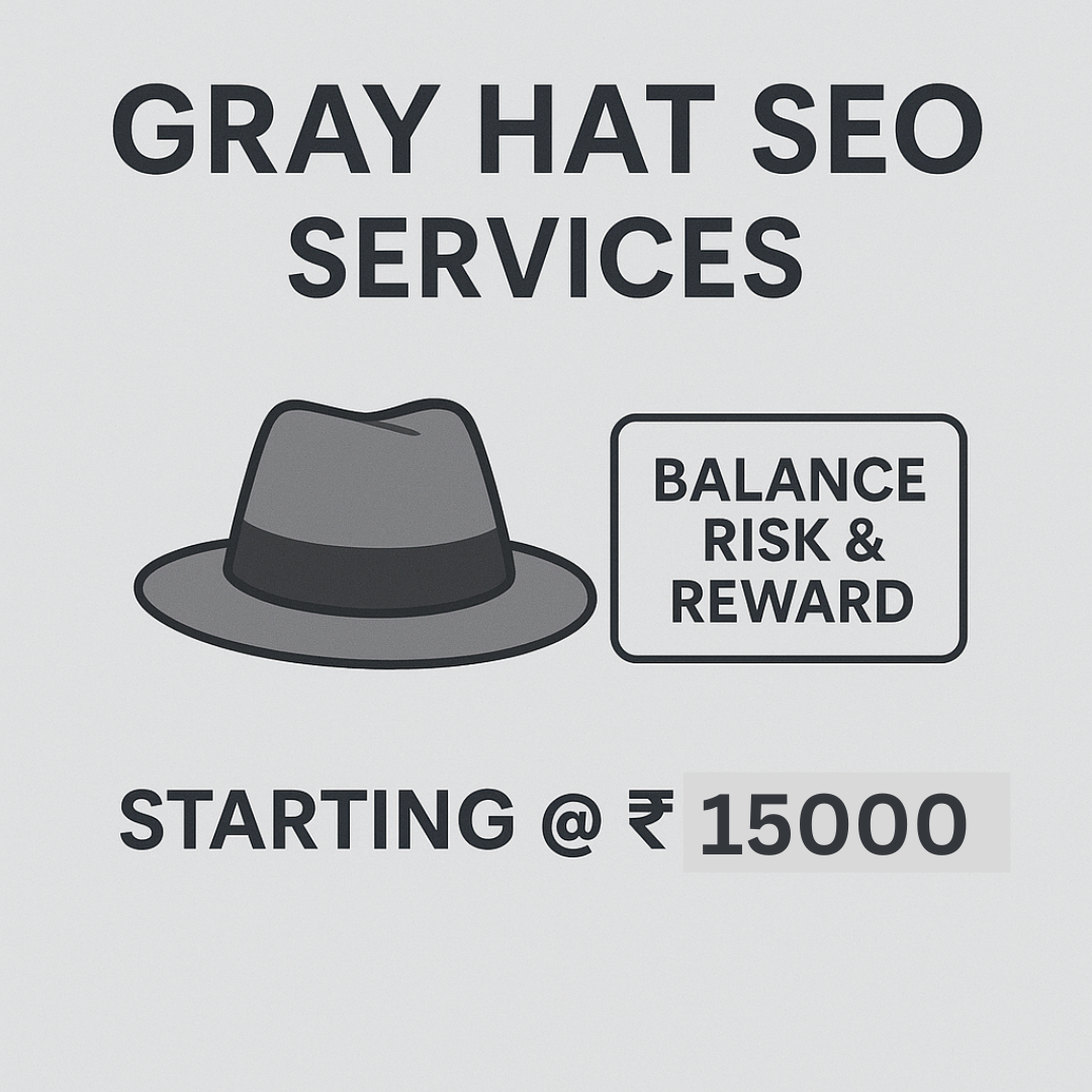 Gray Hat SEO Services – Balanced Risk with Faster Growth
